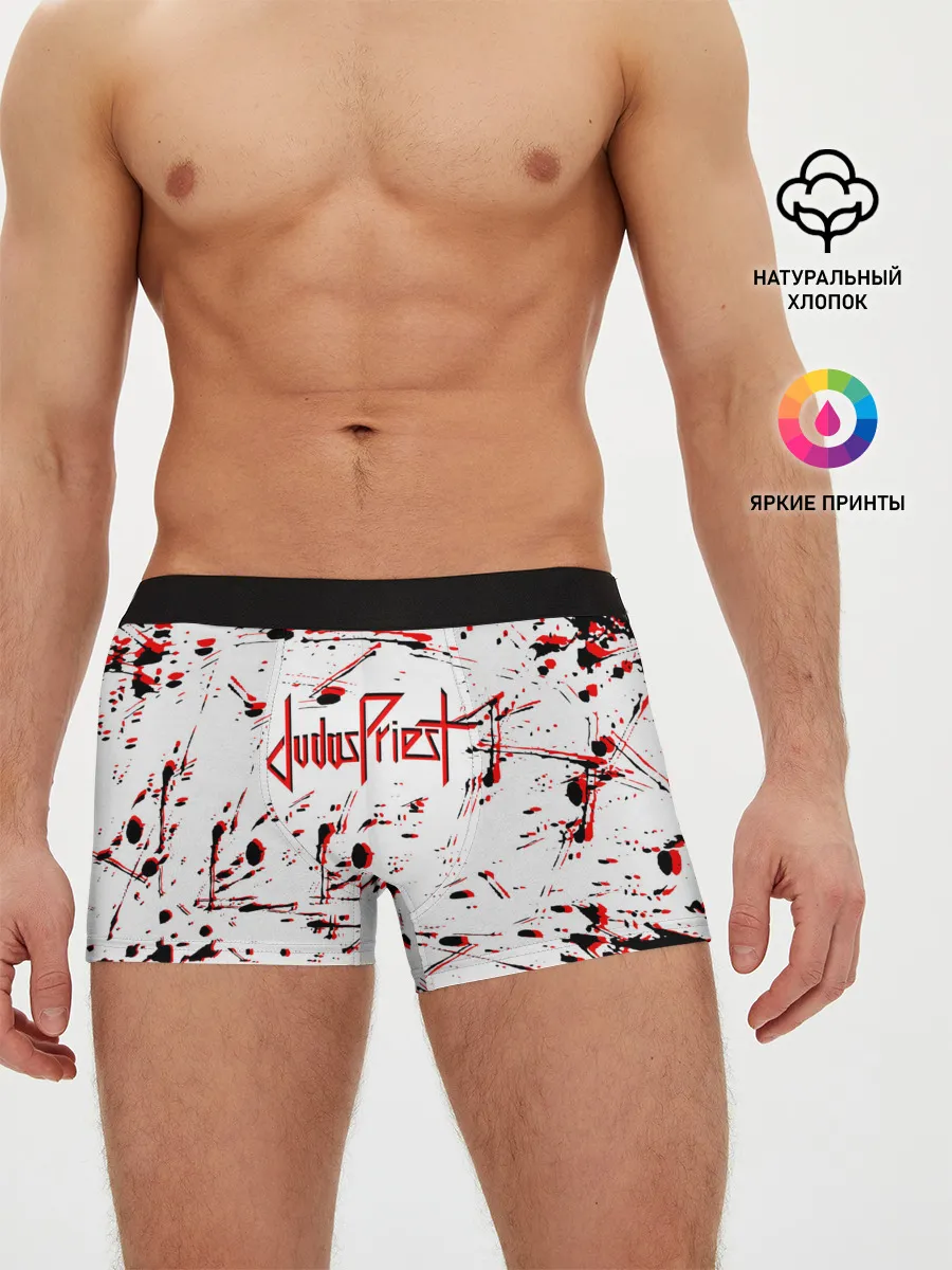 Мужские трусы боксеры / Judas Priest: Бог металла