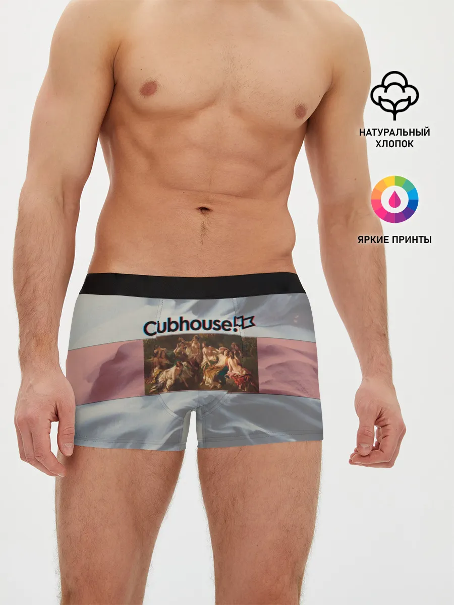 Мужские трусы боксеры / Clubhouse Welcome | Клабхаус