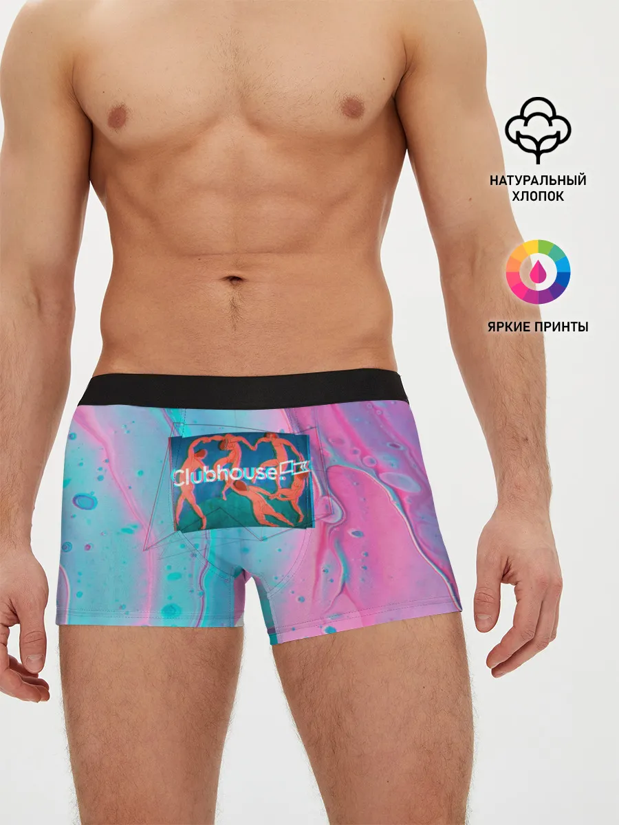 Мужские трусы боксеры / Clubhouse геометрия | Клабхаус