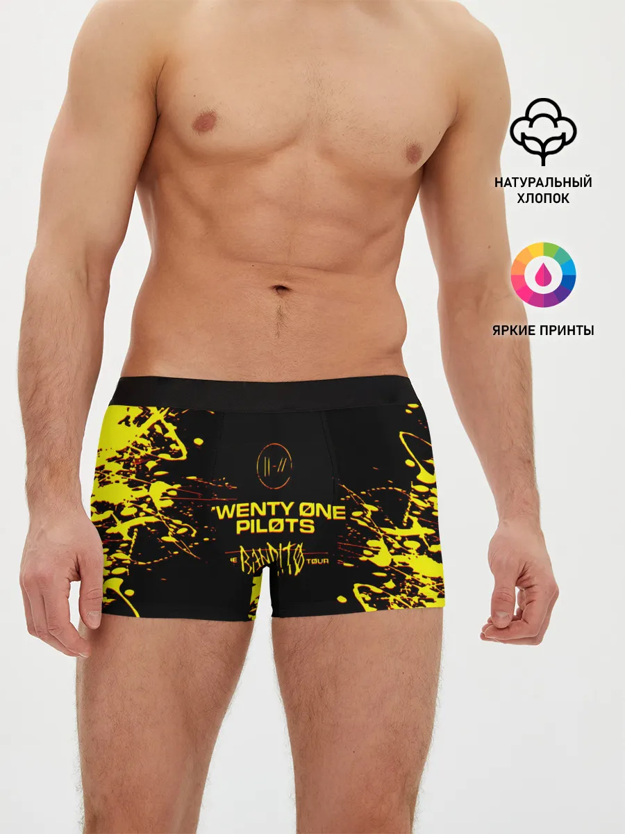Мужские трусы боксеры / TWENTY ONE PILOTS TOP.