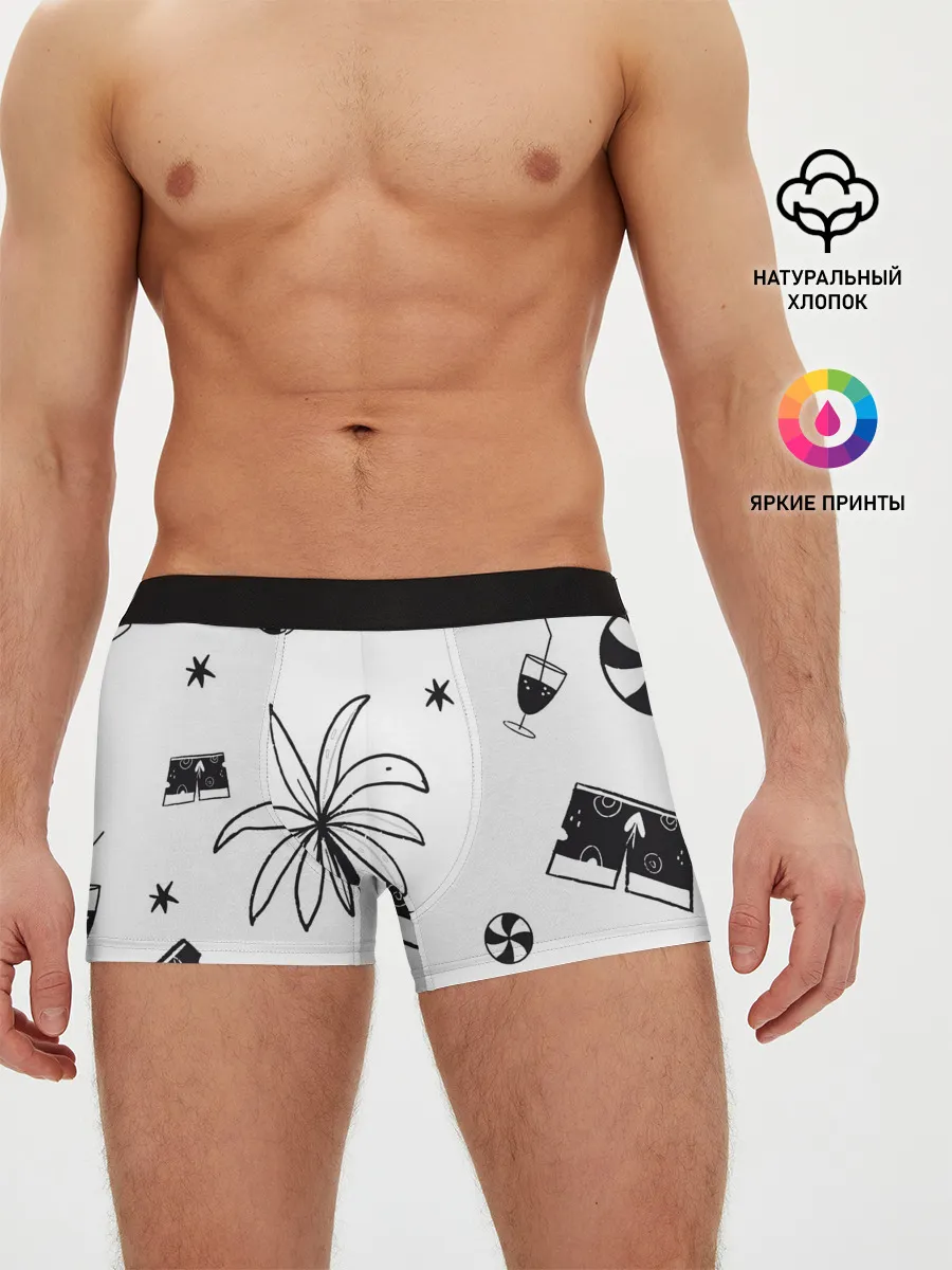 Мужские трусы боксеры / Летние вайбы