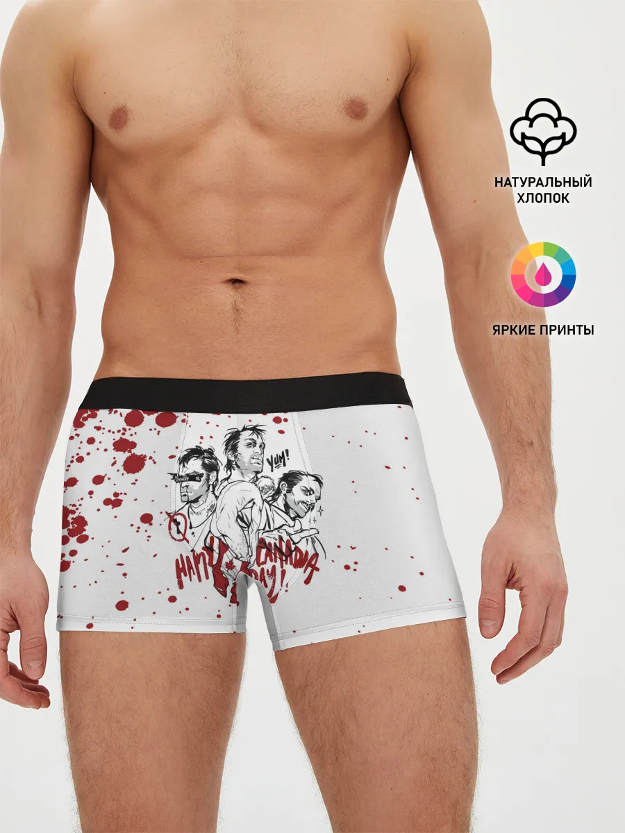 Мужские трусы боксеры / HAPPY CANADA DAY