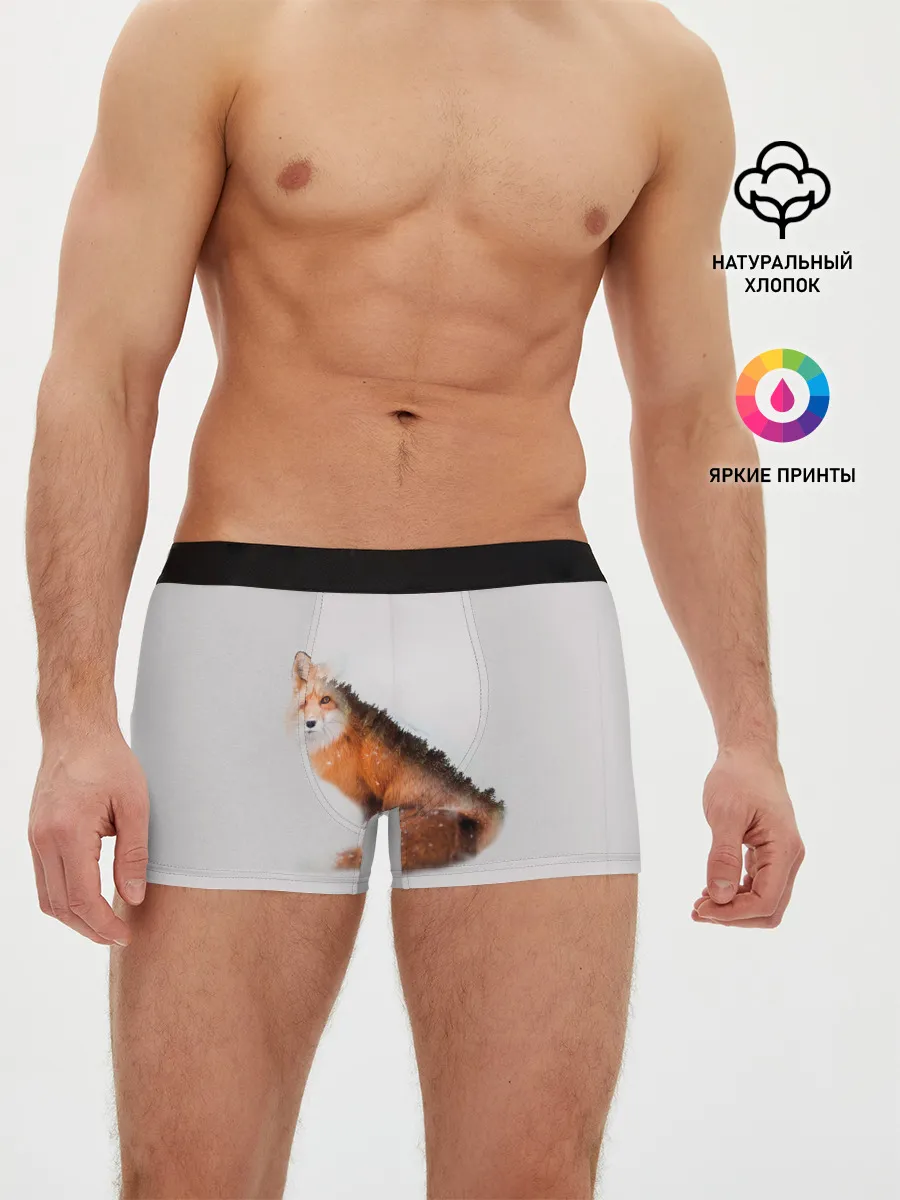 Мужские трусы боксеры / Лисица
