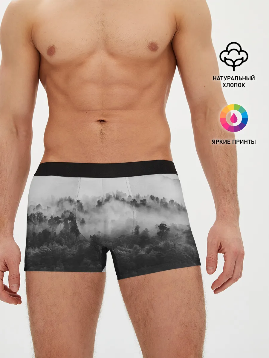 Мужские трусы боксеры / Лес