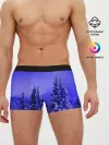 Мужские трусы боксеры / Зимний лес