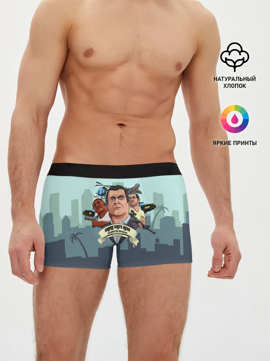 Мужские трусы боксеры / Майкл Тревор Франклин GTA
