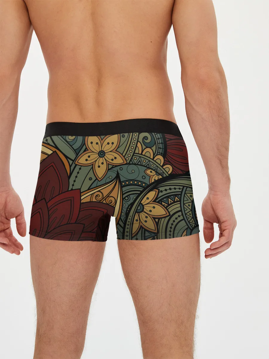 Мужские трусы боксеры / Меладзе Цветы | Мандала