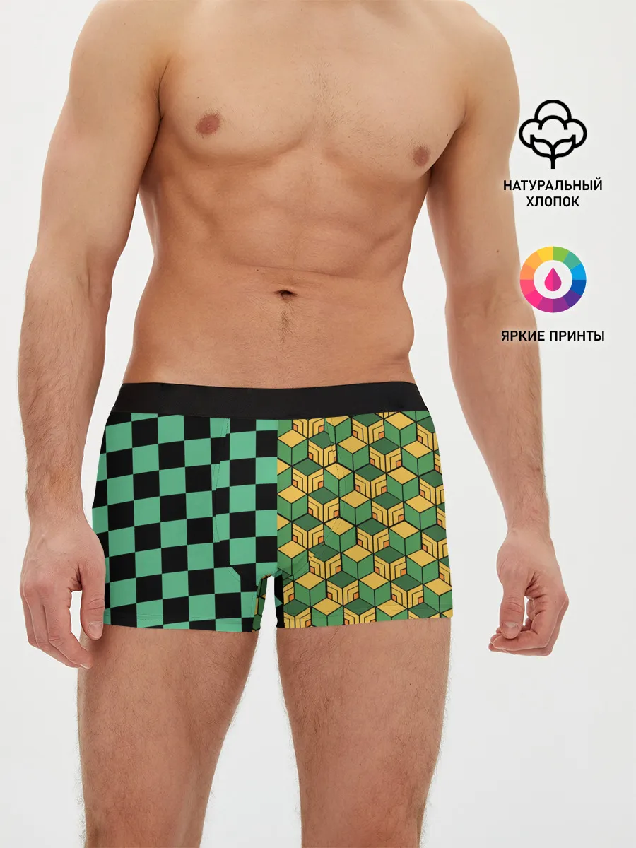 Мужские трусы боксеры / ГИЮ ТОМИОКА | TANJIRO KAMADO