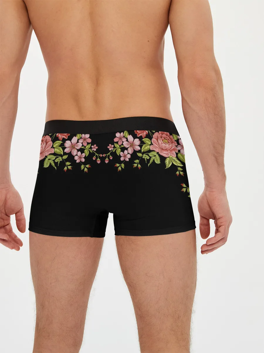 Мужские трусы боксеры / Цветы