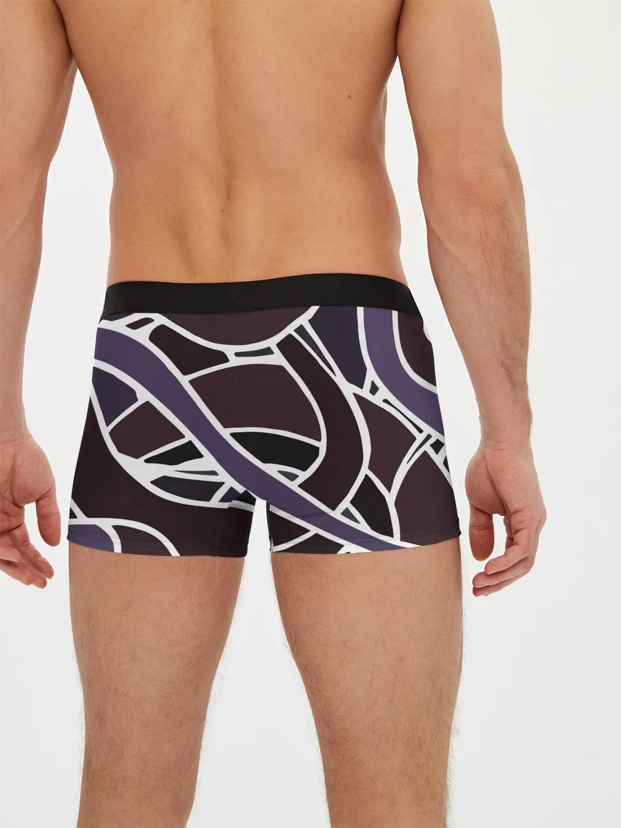 Мужские трусы боксеры / Линейная текстура