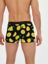 Мужские трусы боксеры / Лимоны на чёрном