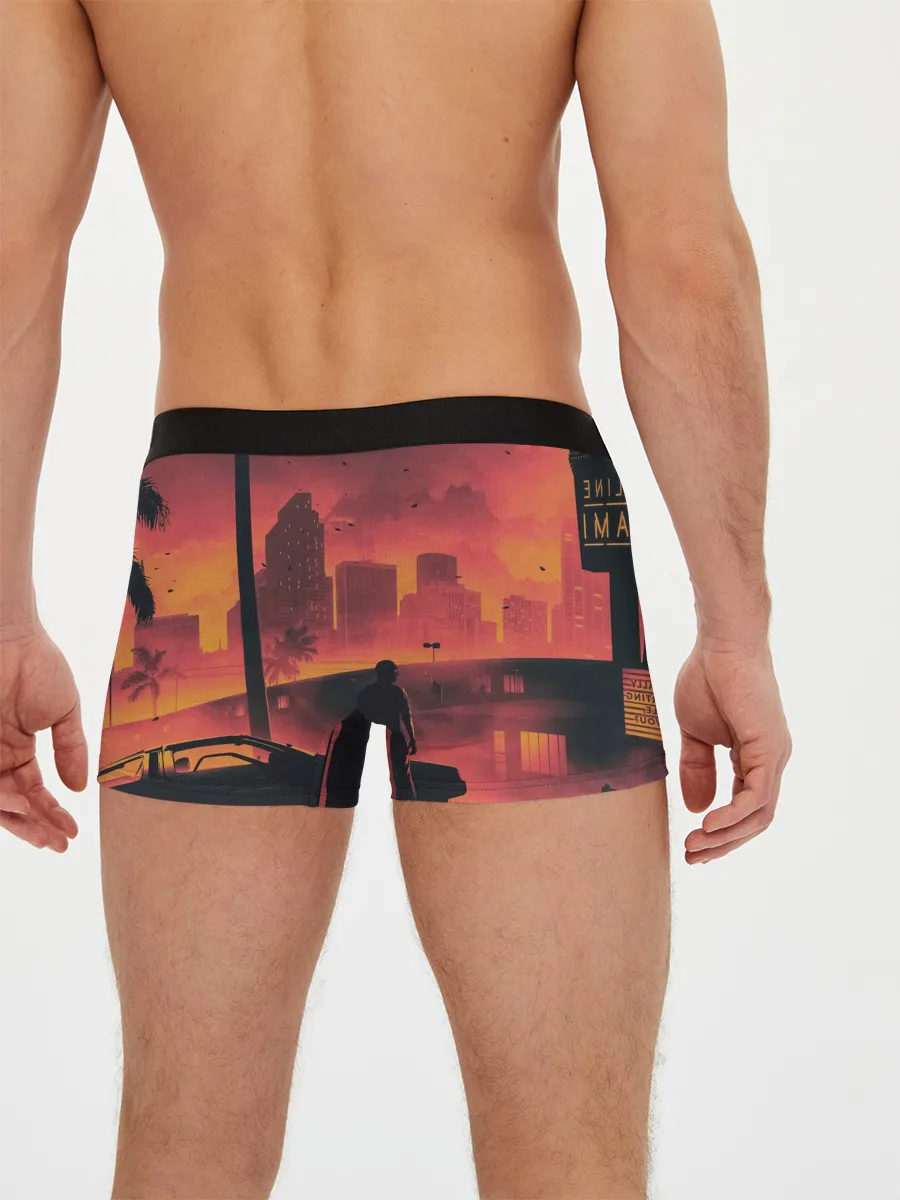 Мужские трусы боксеры / MY GUN IS MUCH BIGGER THAN YOU