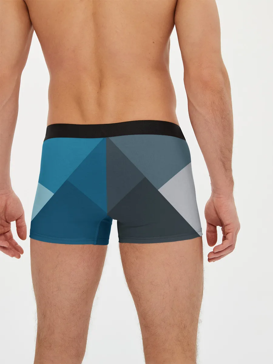 Мужские трусы боксеры / Геометрия