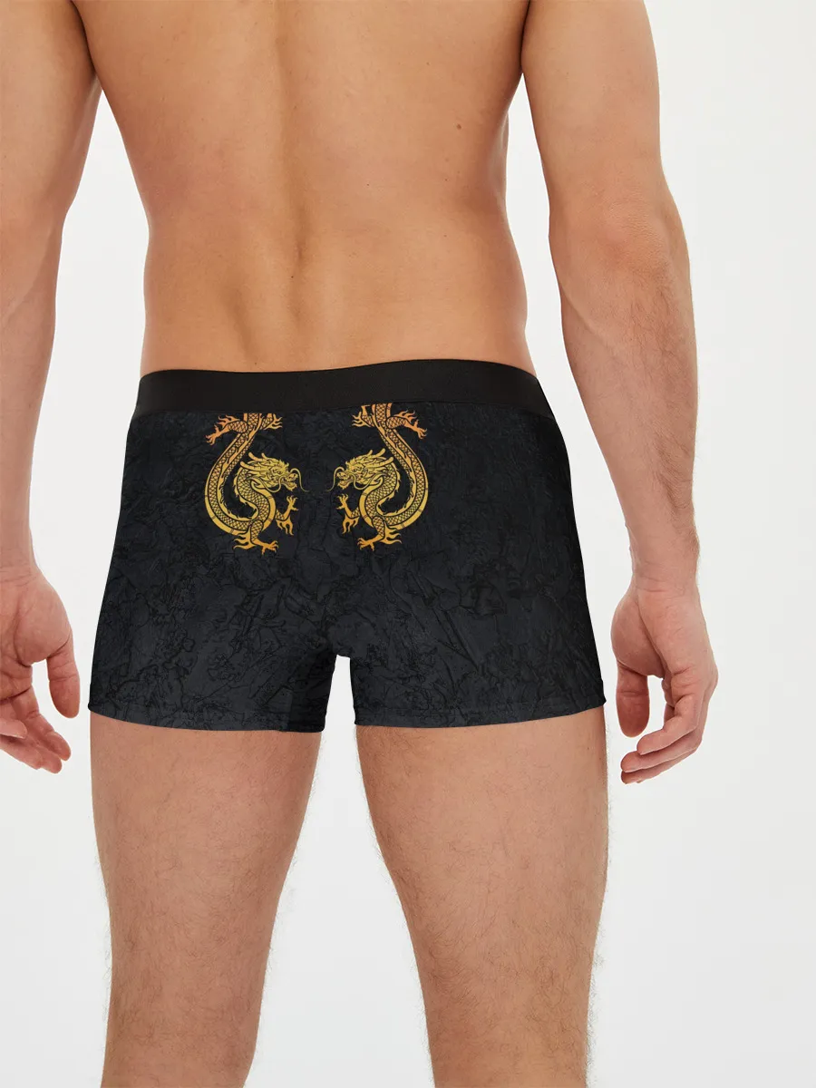 Мужские трусы боксеры / GOLD CHINA DRAGONS
