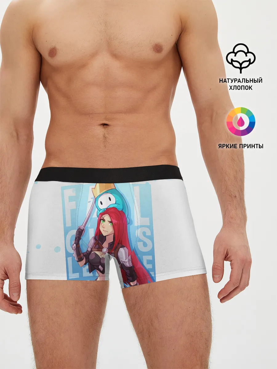 Мужские трусы боксеры / Fall guys x league of legands