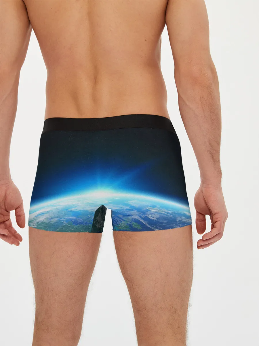 Мужские трусы боксеры / Земля в иллюминаторе | ТЕКС