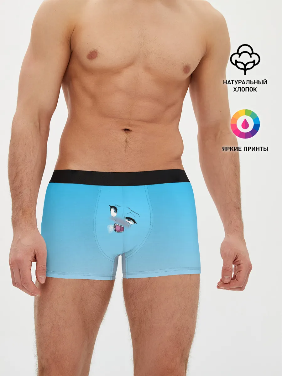 Мужские трусы боксеры / Ahegao Blue-eyed girl