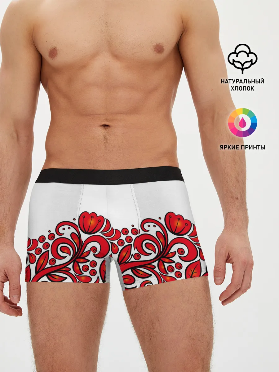Мужские трусы боксеры / ХОХЛОМА