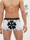 Мужские трусы боксеры / черный клевер,