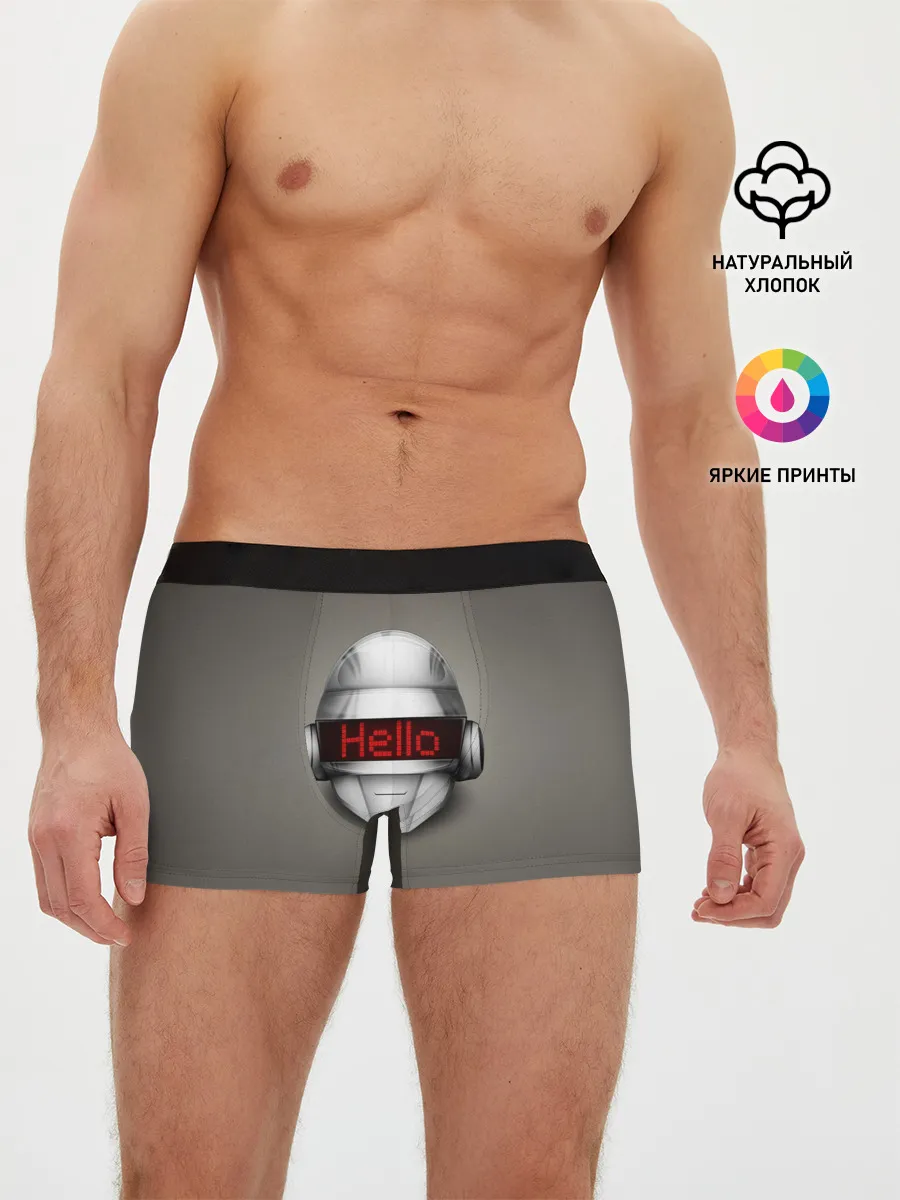 Мужские трусы боксеры / Daft Punk | Hello