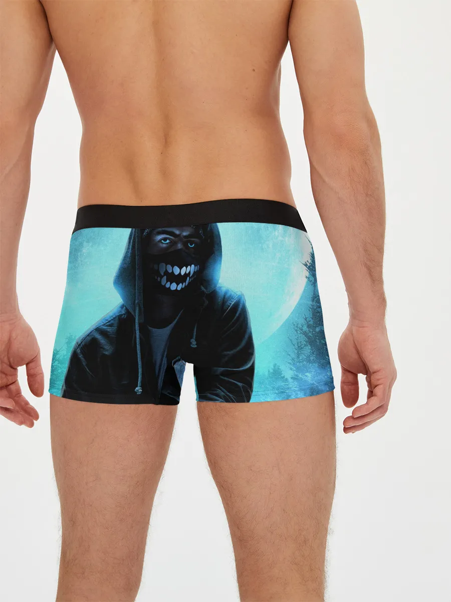 Мужские трусы боксеры / Парень в маске