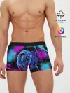 Мужские трусы боксеры / Неоновый череп