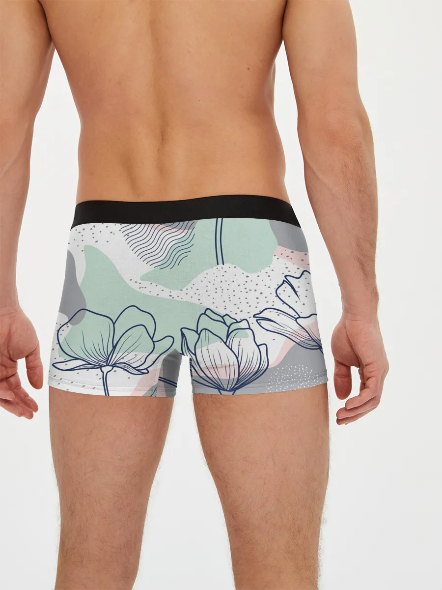 Мужские трусы боксеры / Цветы