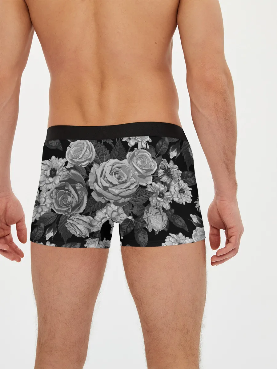 Мужские трусы боксеры / Розы