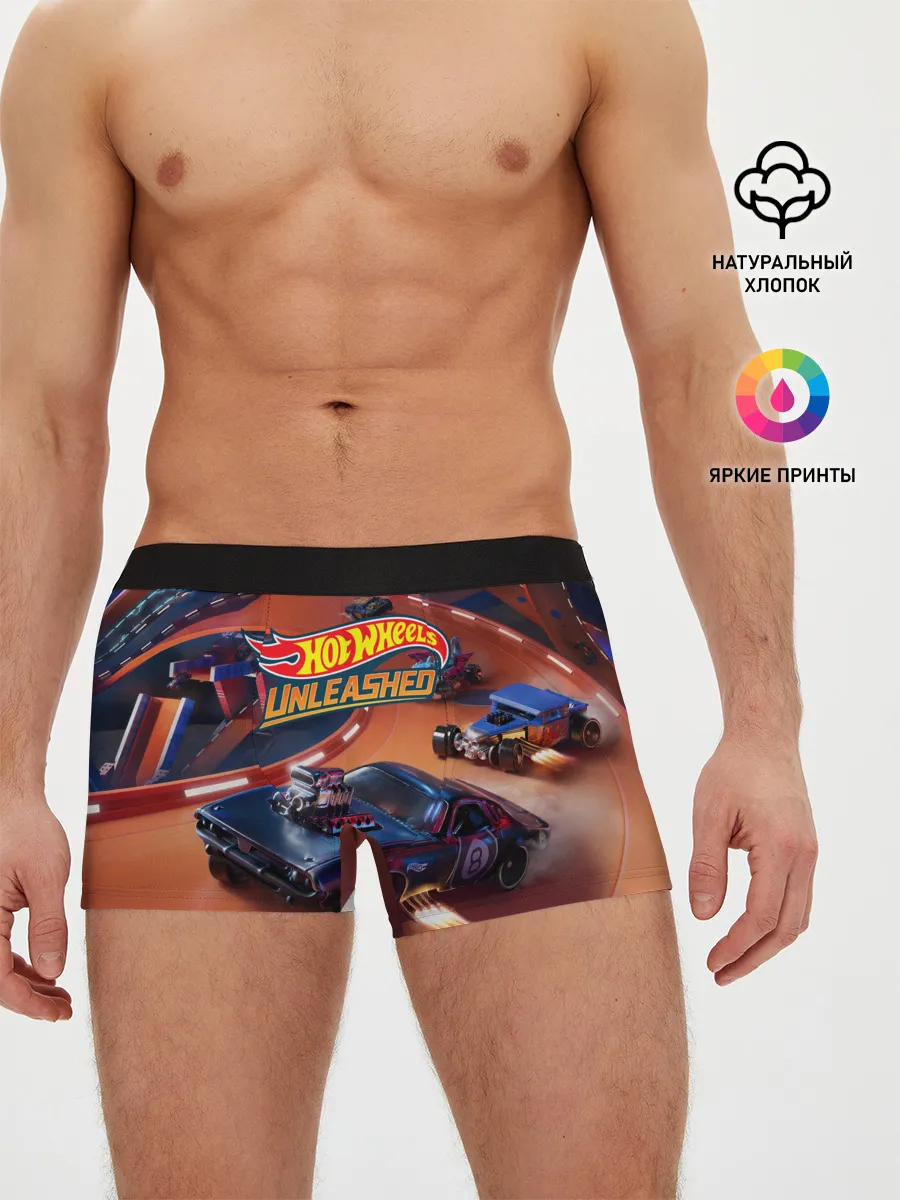 Мужские трусы боксеры / Hot Wheels Unleashed