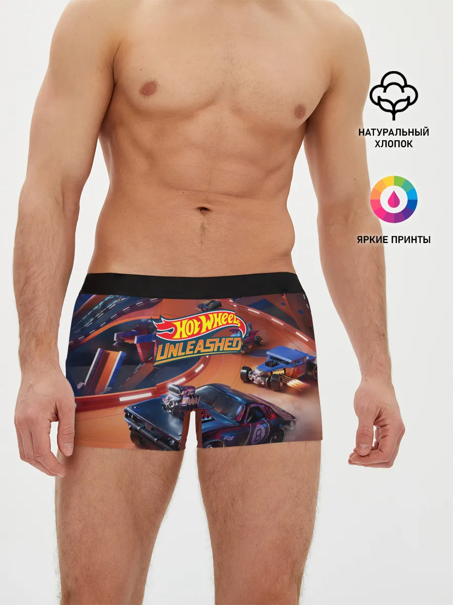 Мужские трусы боксеры / Hot Wheels Unleashed