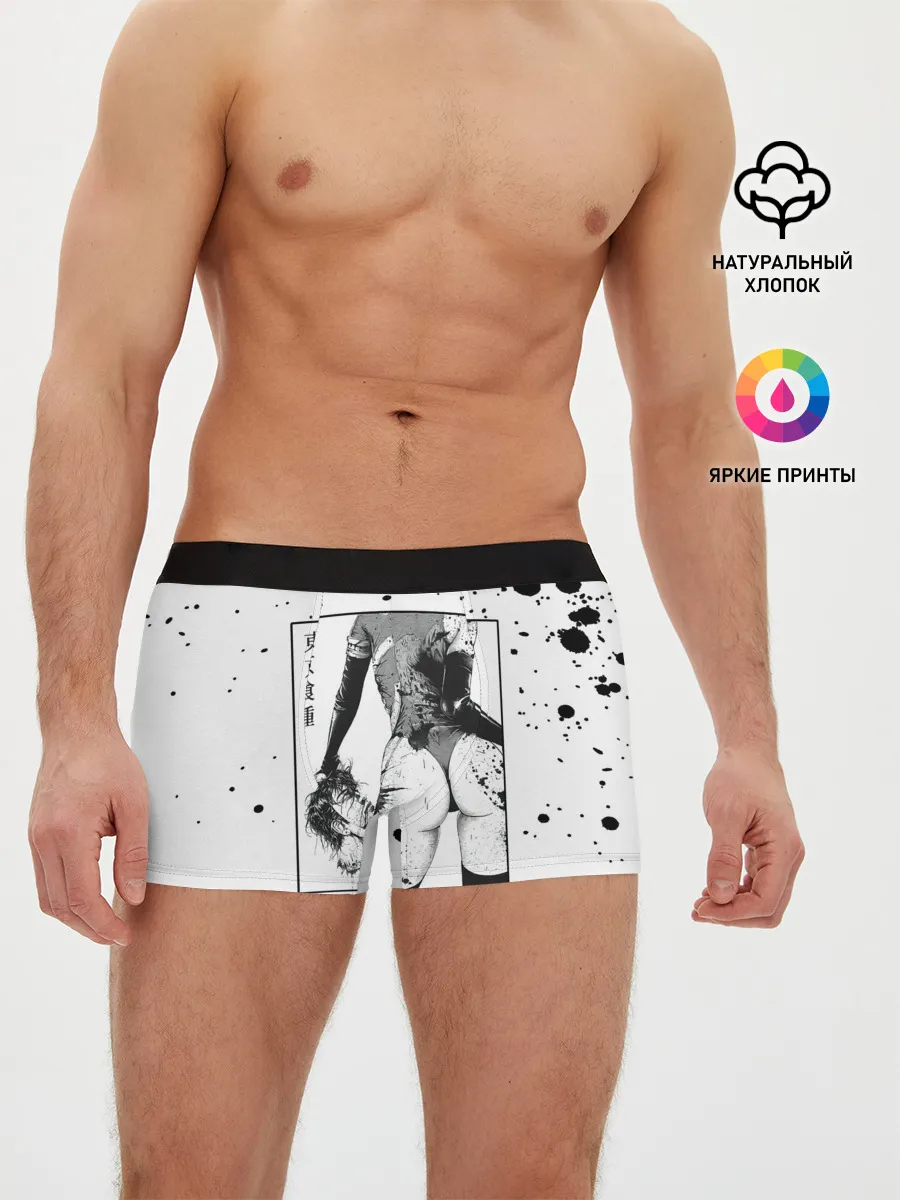 Мужские трусы боксеры / Токийский гуль голова