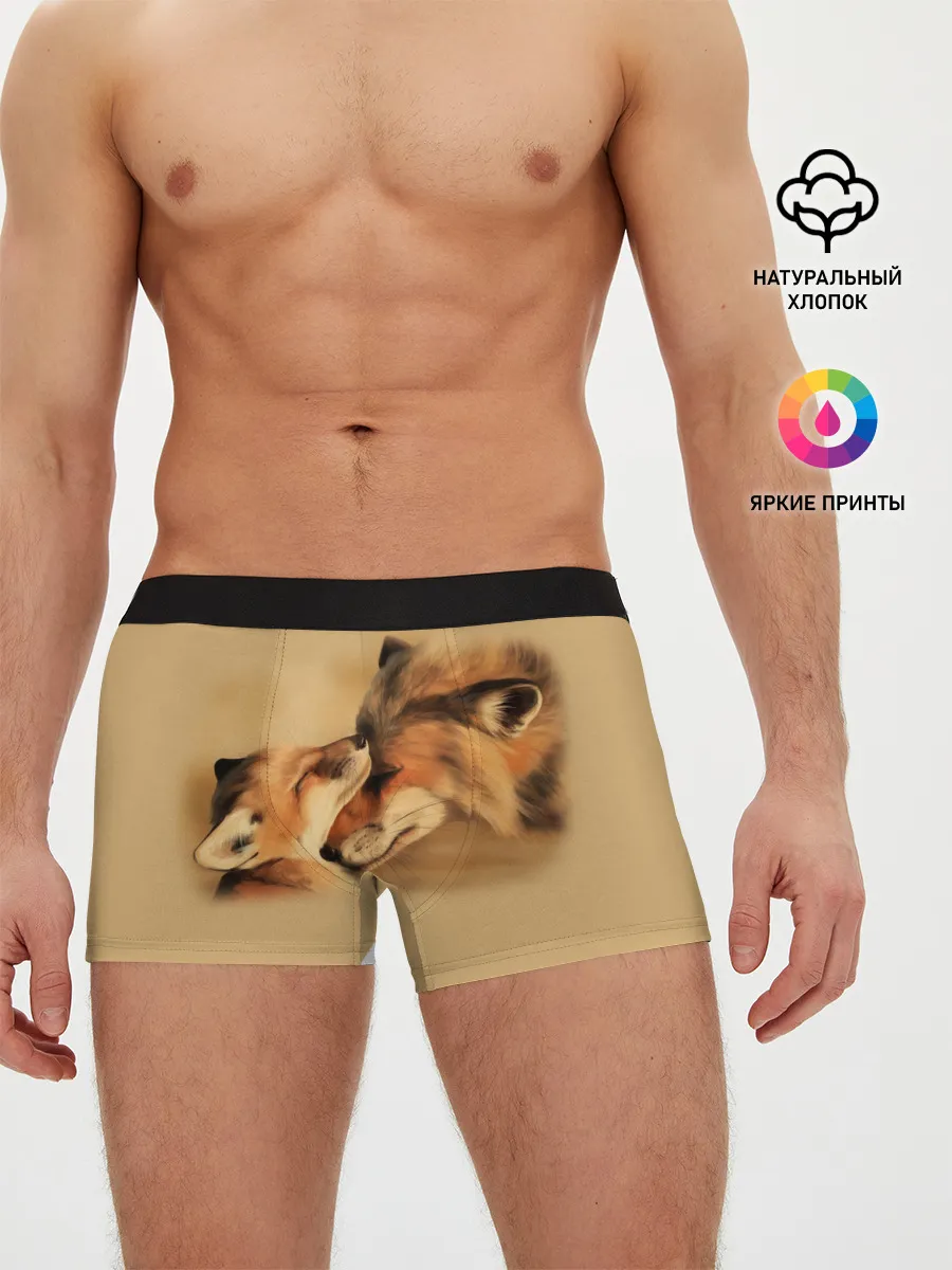 Мужские трусы боксеры / Лисички