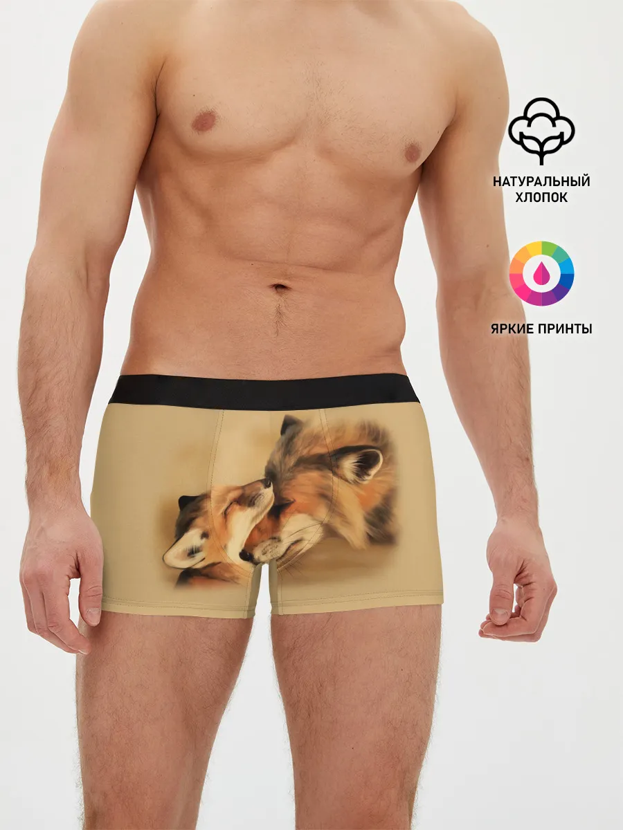 Мужские трусы боксеры / Лисички