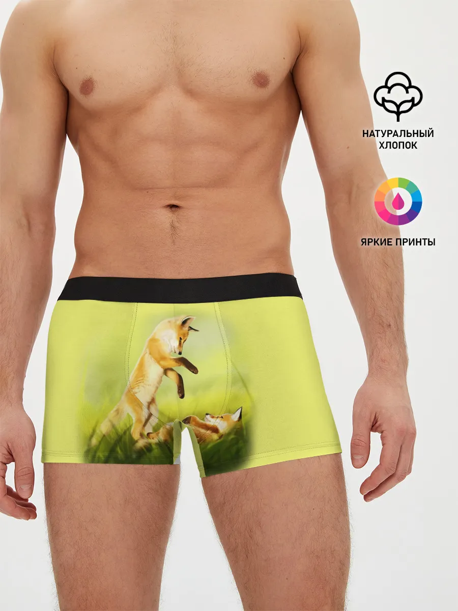 Мужские трусы боксеры / Лисята