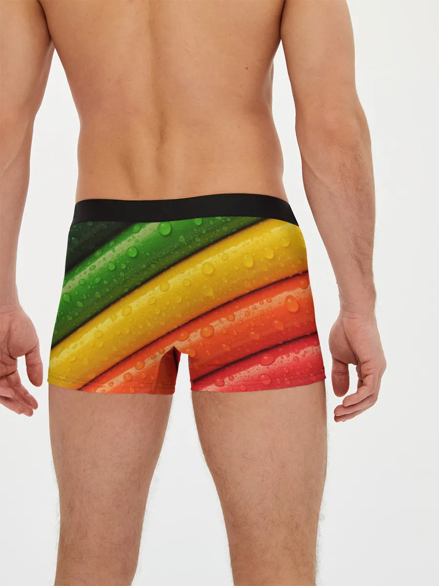 Мужские трусы боксеры / Цветные линии