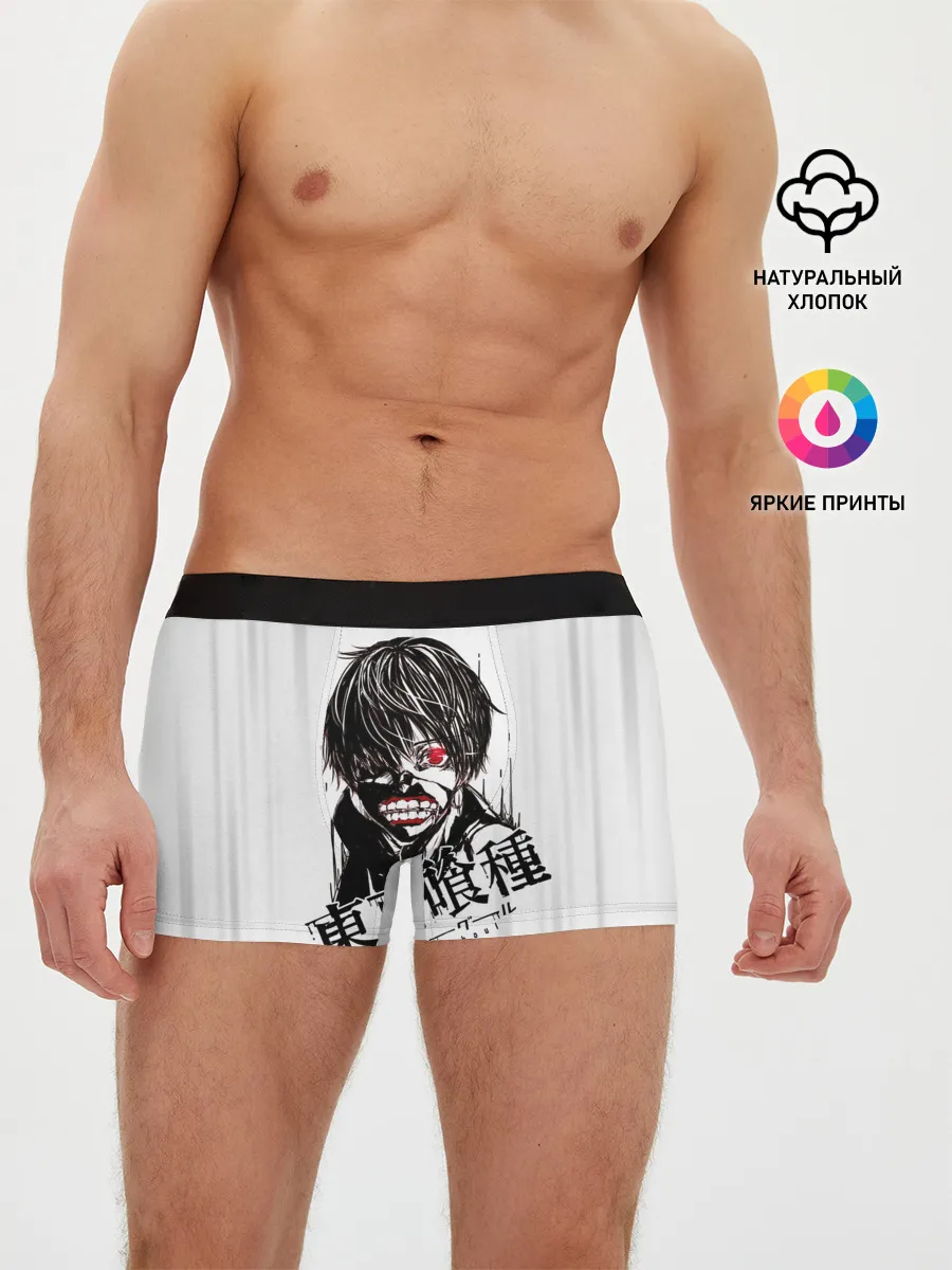 Мужские трусы боксеры / Токийский гуль грандж