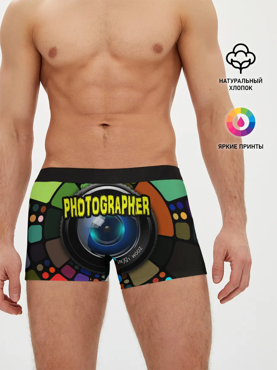 Мужские трусы боксеры / Фотограф и объектив