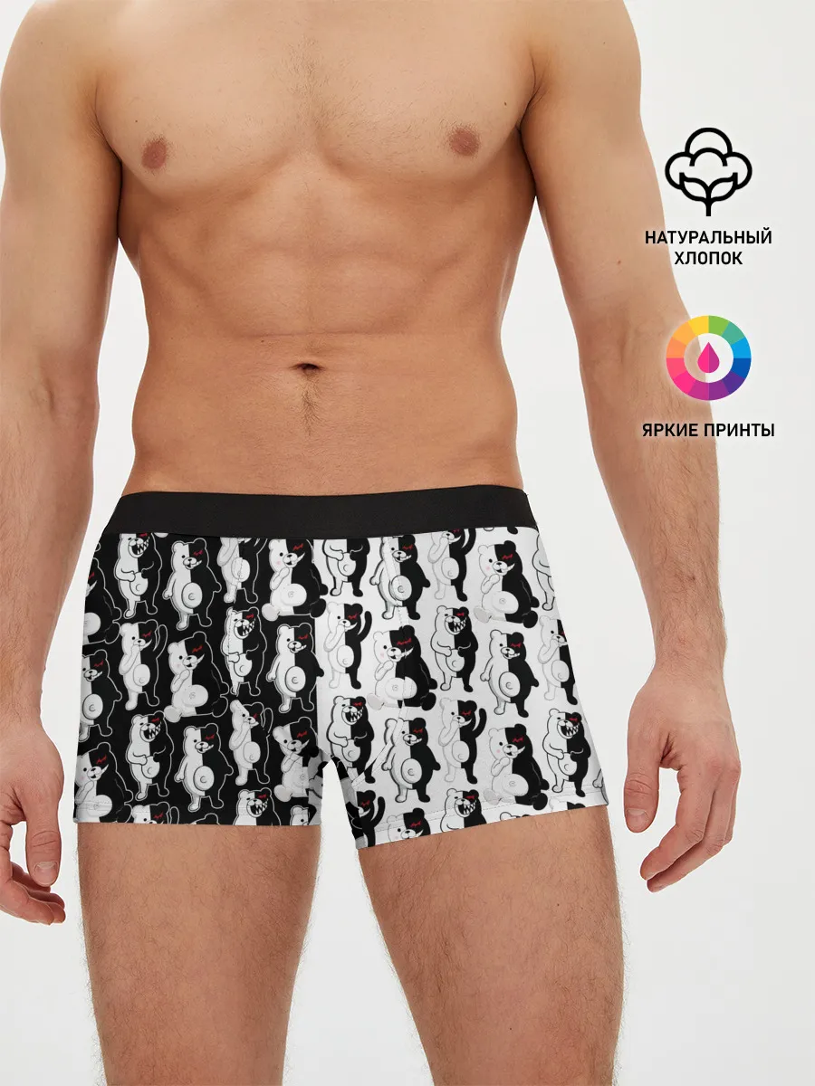 Мужские трусы боксеры / MONOKUMA / МОНОКУМА ПАТТЕРН