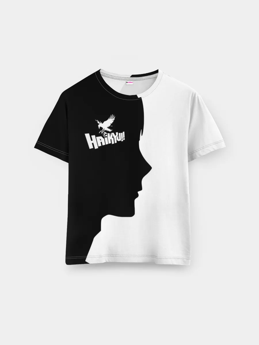 Мужская базовая футболка / Haikyu!! Профиль игрока Карасуно