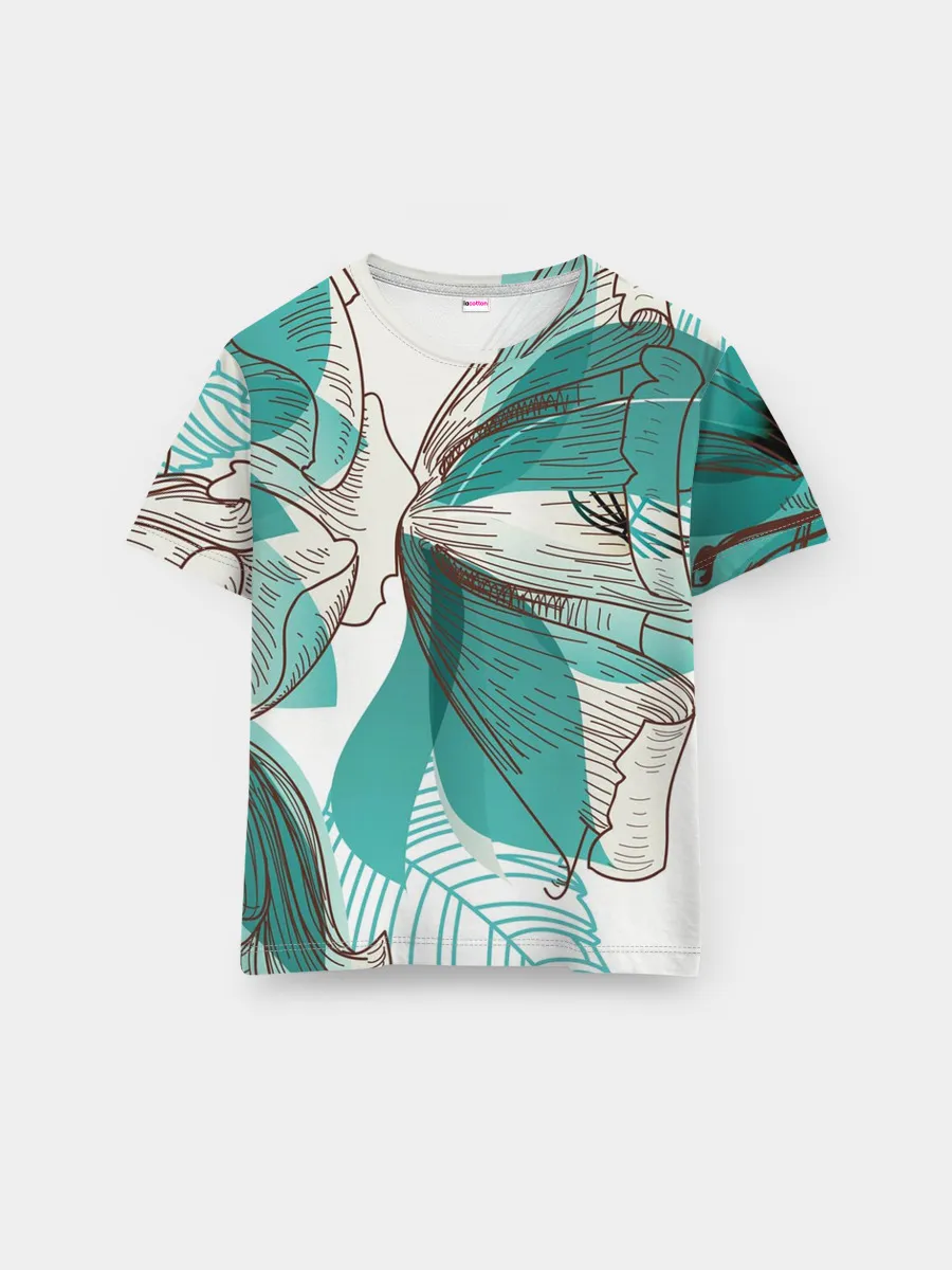 Мужская базовая футболка / Цветок