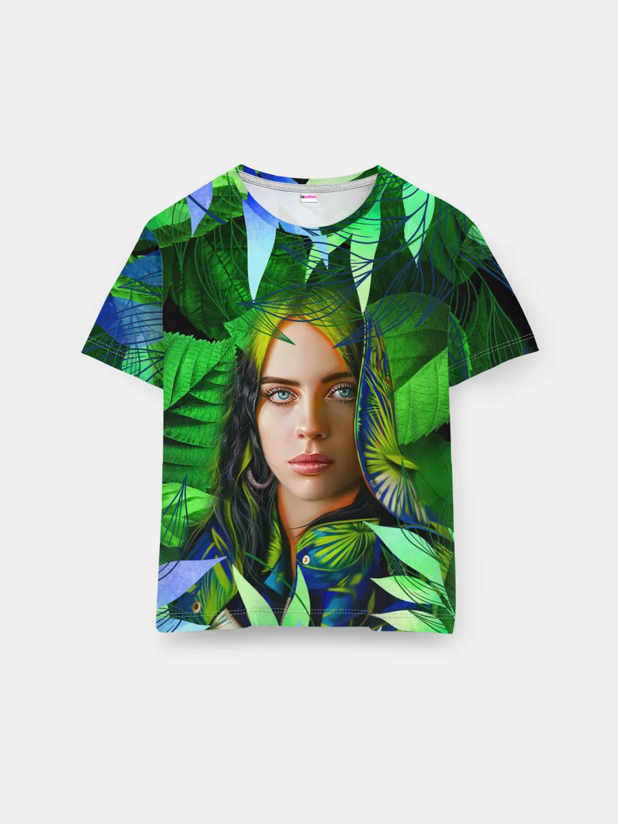Мужская базовая футболка / BILLIE EILISH | БИЛЛИ АЙЛИШ