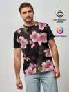 Мужская базовая футболка / САКУРА ВИШНЯ