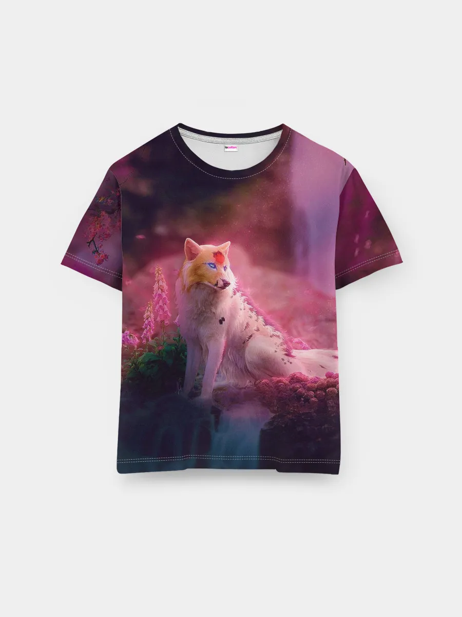 Мужская базовая футболка / Лисичка