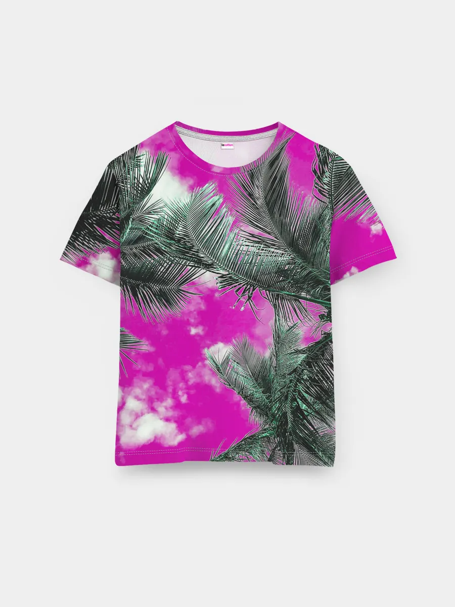 Мужская базовая футболка / Palms Glitch