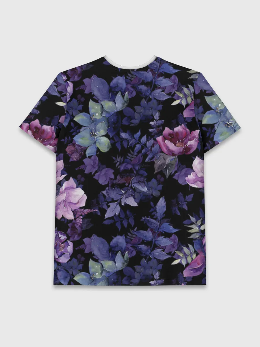 Мужская базовая футболка / Цветочный сад