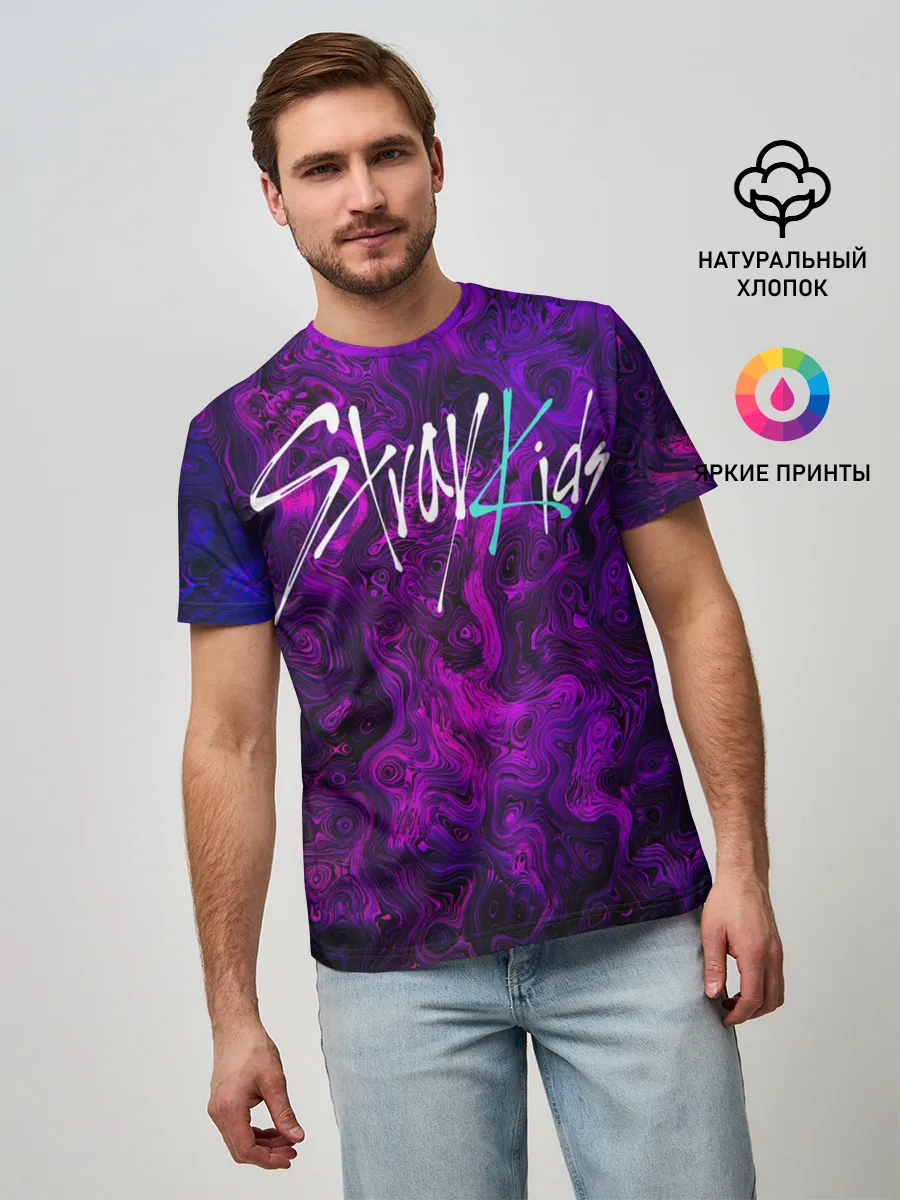 Мужская базовая футболка / Stray Kids