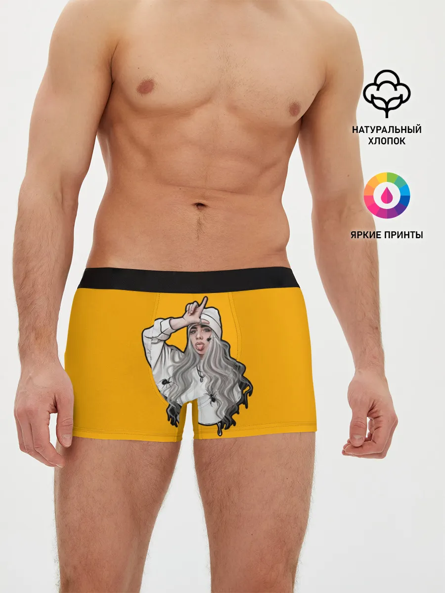 Мужские трусы боксеры / Billie Eilish