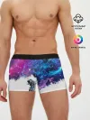 Мужские трусы боксеры / Космический сноуборд