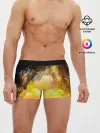 Мужские трусы боксеры / Желтая краска