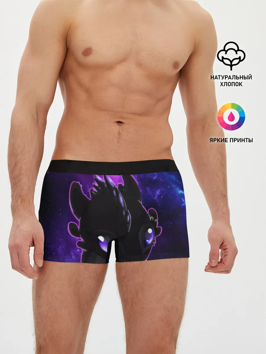 Мужские трусы боксеры / ночная фурия